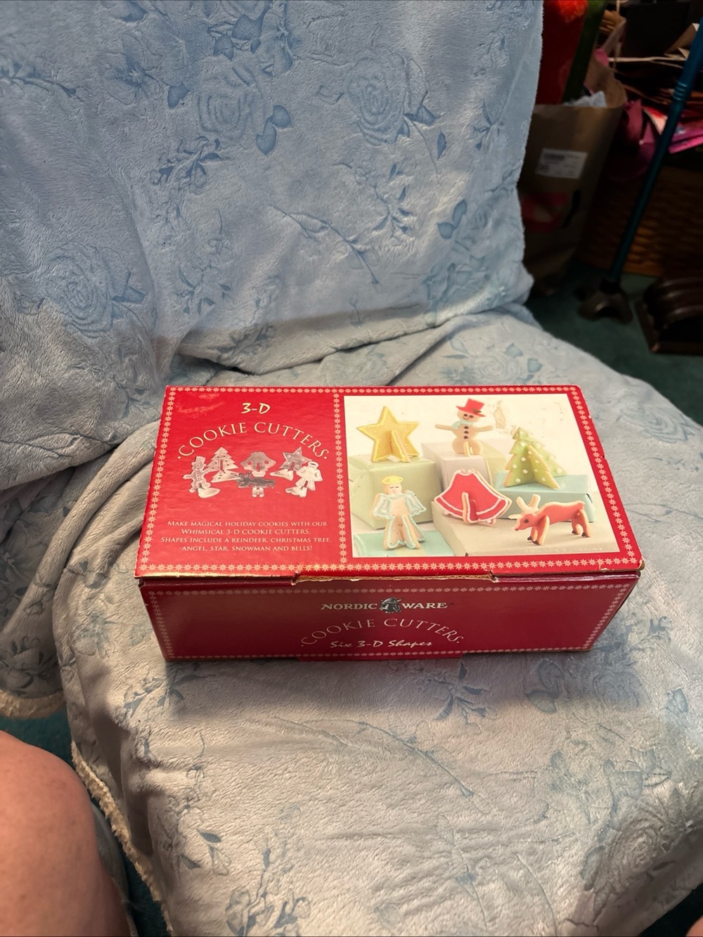 Nordic Ware 3-D Holiday Cookie Cutters - Red Box
